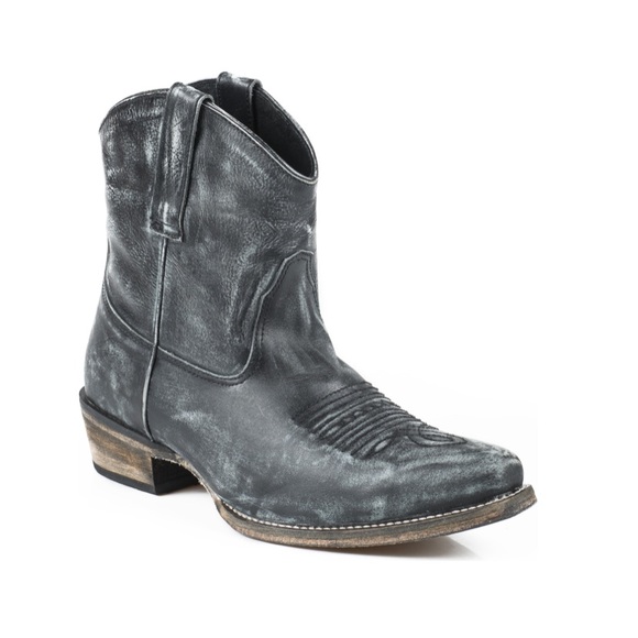 Roper Shoes - Roper Dusty Distressed Leather Ankle Boots